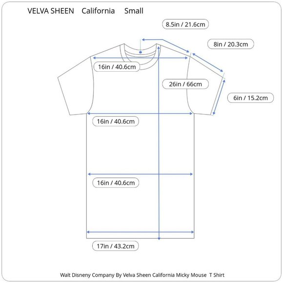 NOS Vintage Velva Sheen Mickey Mouse California SM - Picture 2 of 11